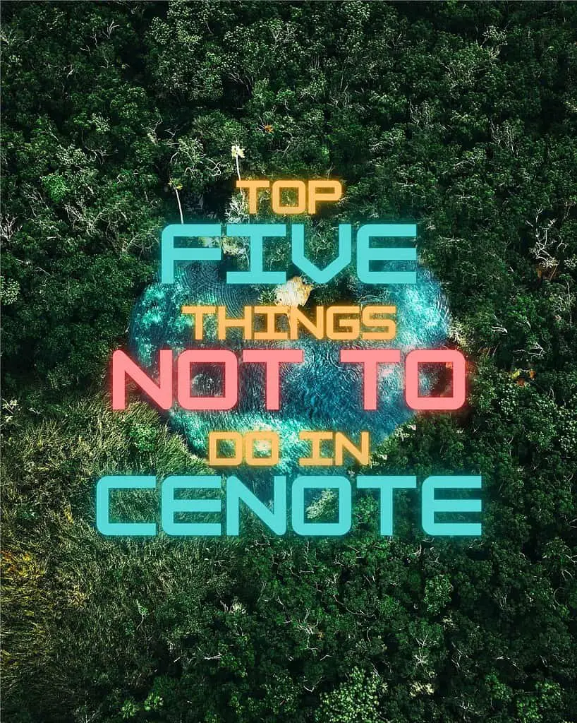 The Top 5 Important Don'ts for an Eco-friendly Visit to a Cenote Juntos Journeys cenote