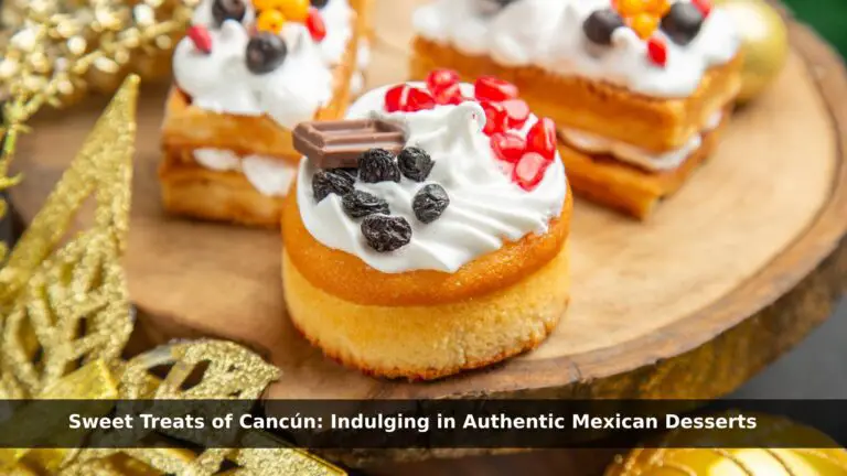 Authentic Mexican Desserts in Cancún