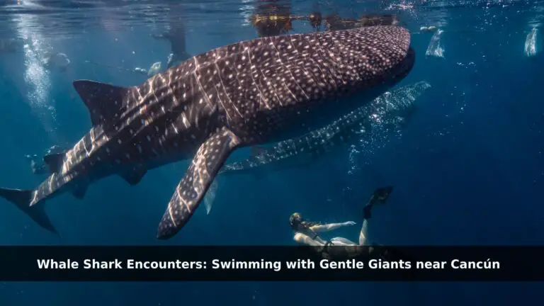 Whale Shark Encounters in Cancún